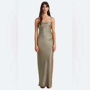 Bec & Bridge The Dreamer Tie Dress Sage